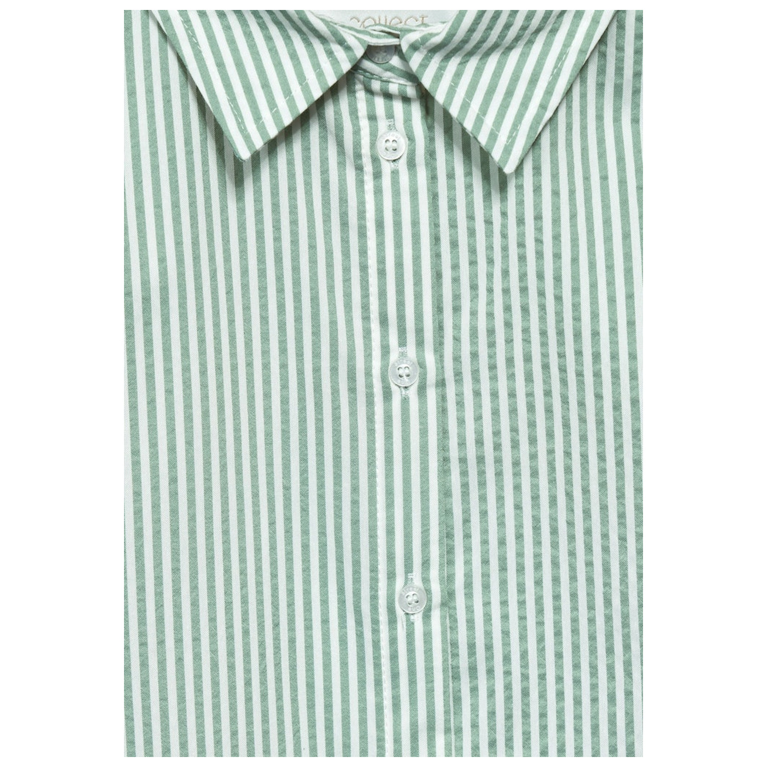 Street One LTD QR striped shirtcollar blo