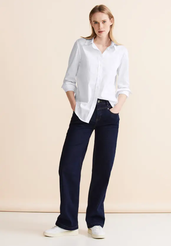 Office Longbluse - White