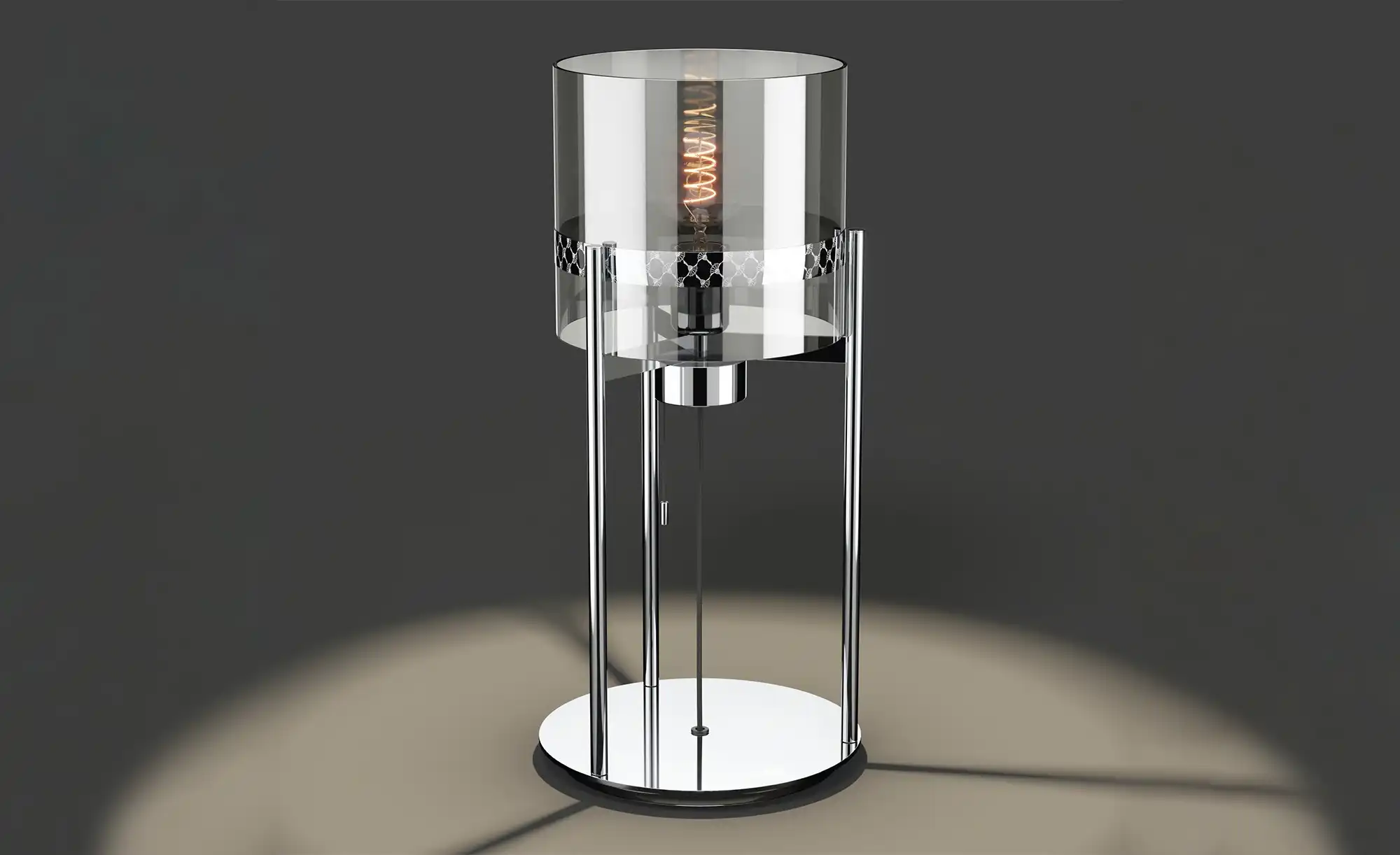 JOOP! Tischleuchte Round Lights Chrome