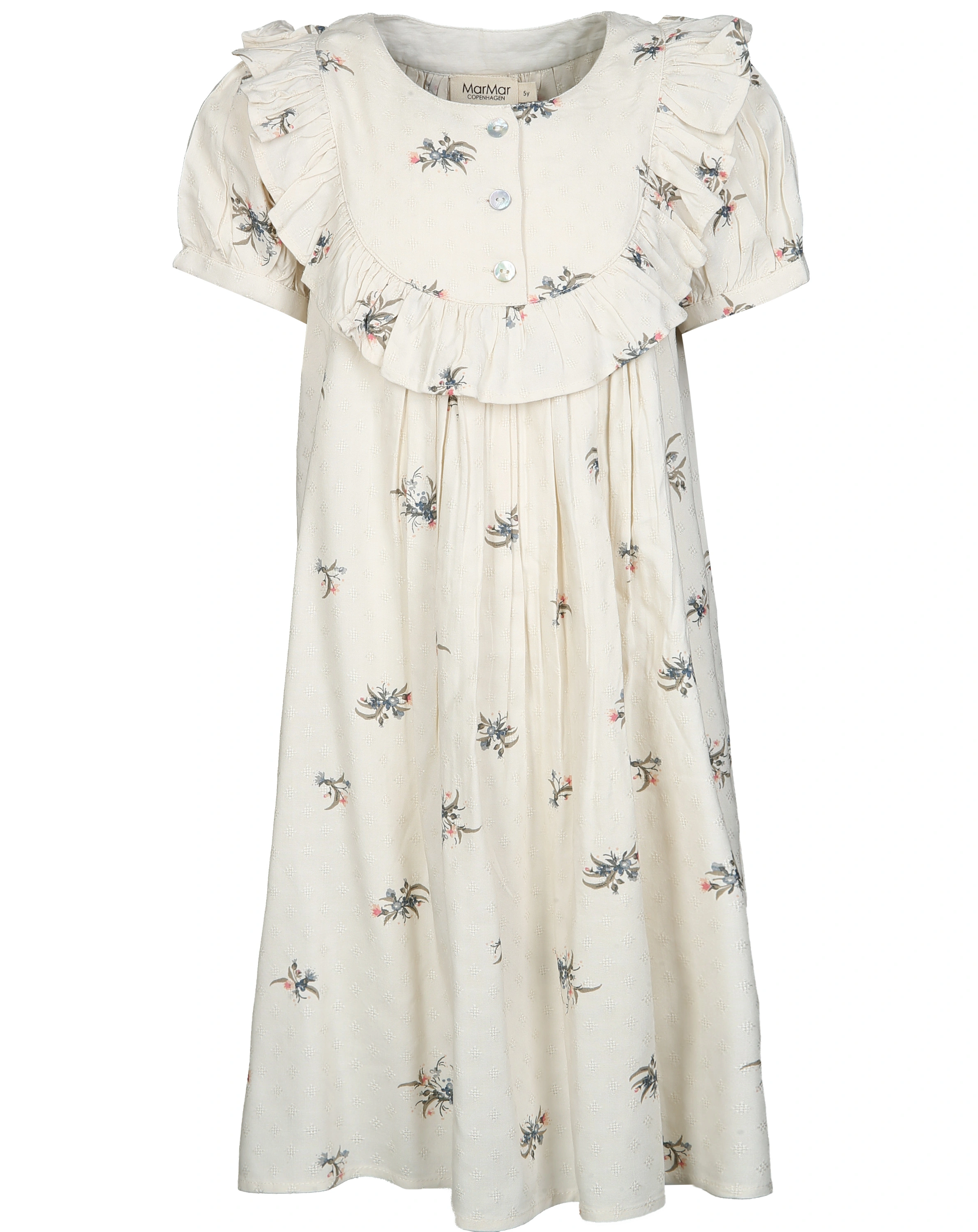 Kurzarmkleid DELINA - SPRING BLOOM in beige