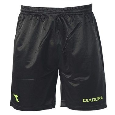 Diadora Short d'Arbitre Aarhus - Noir/Jaune Fluo