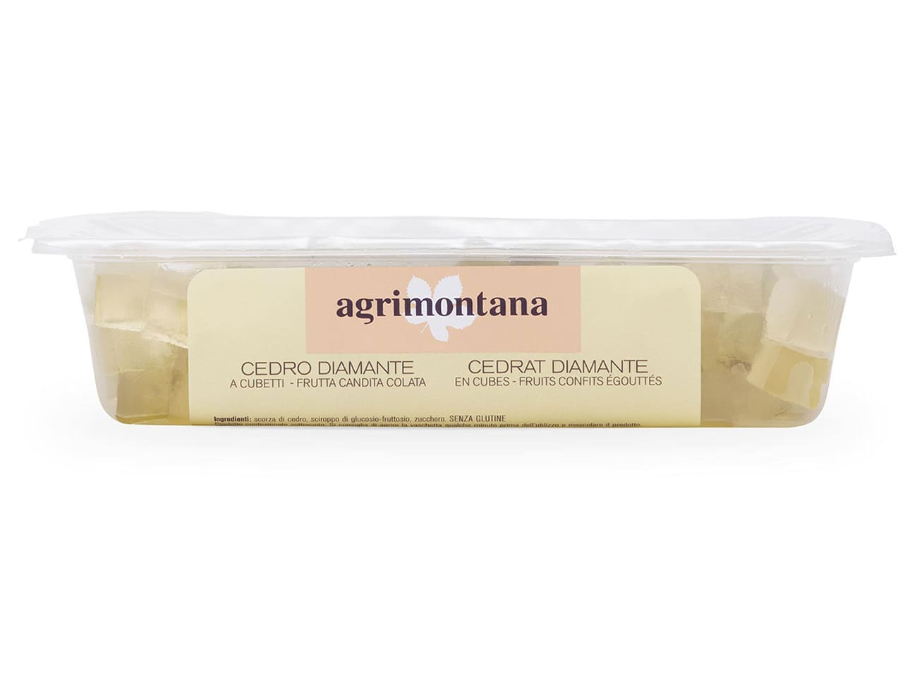 Cubes de cédrats confits - 200 g - Agrimontana