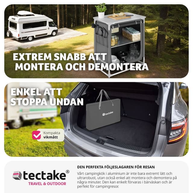 Campingkøkken Premium med 2 rum