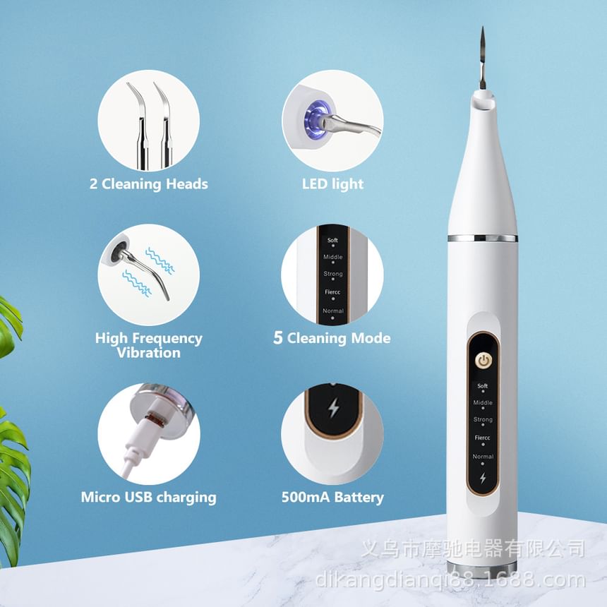 Thalia - USB oplaadbare ultrasone tandsteenreiniger