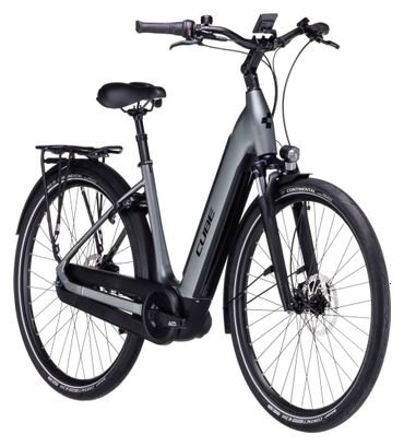Vélo de Ville Électrique Cube Supreme Hybrid Pro 500 Easy Entry Shimano Nexus 8V 500 Wh 700 mm Gris Flash 2024