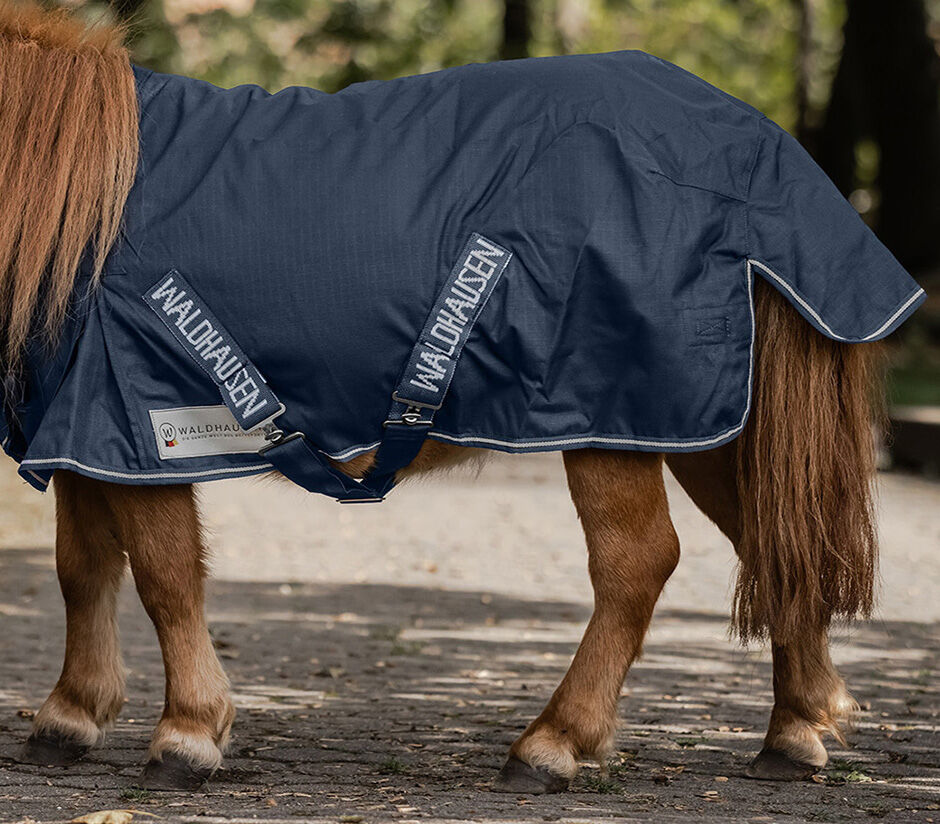 Waldhausen Shet - Regendeken - Paardendeken - Blauw - 70-120