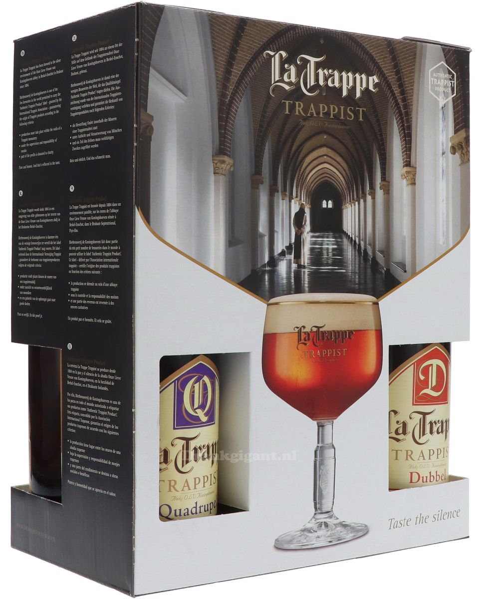 La Trappe Biercadeau met Glas 132 cl