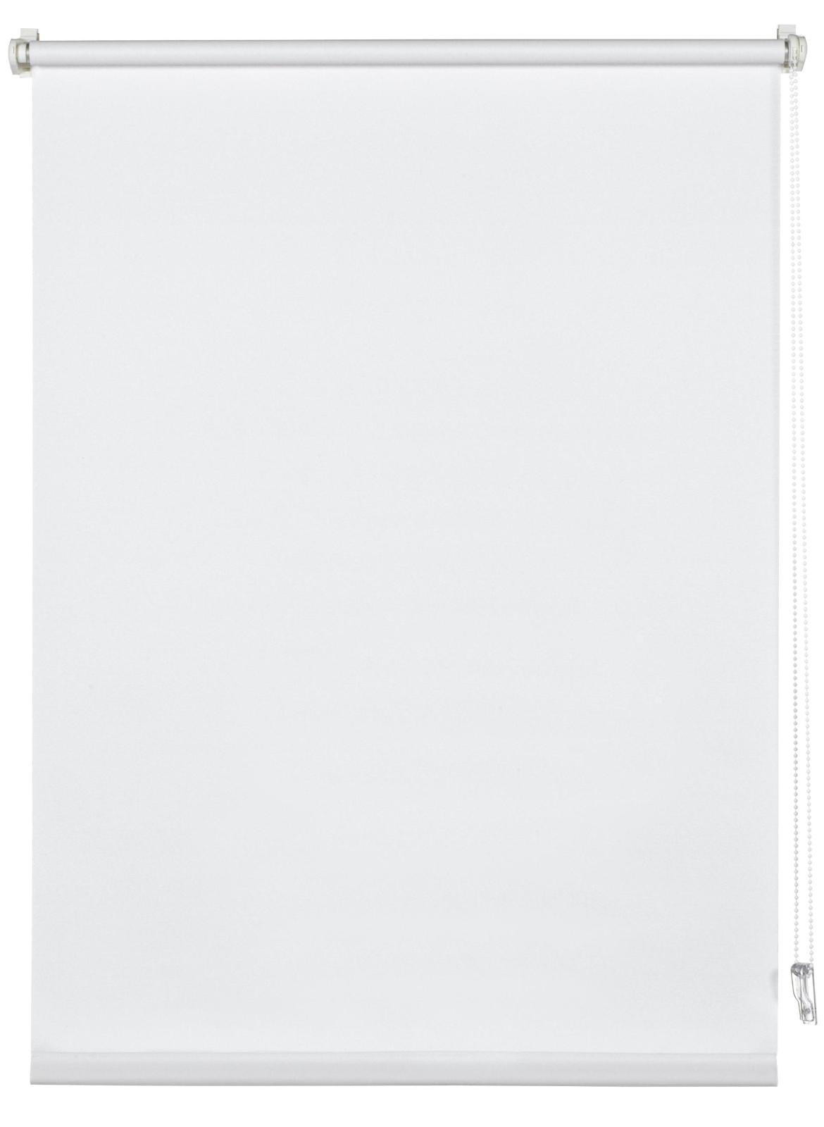 Klemmrollo - weiß - höhenverstellbar - 40 cm breit