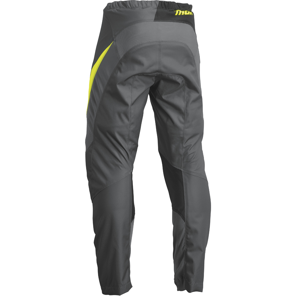 Thor Motocross - Pantalon enfant Sector Edge Gris Foncé / Jaune fluo