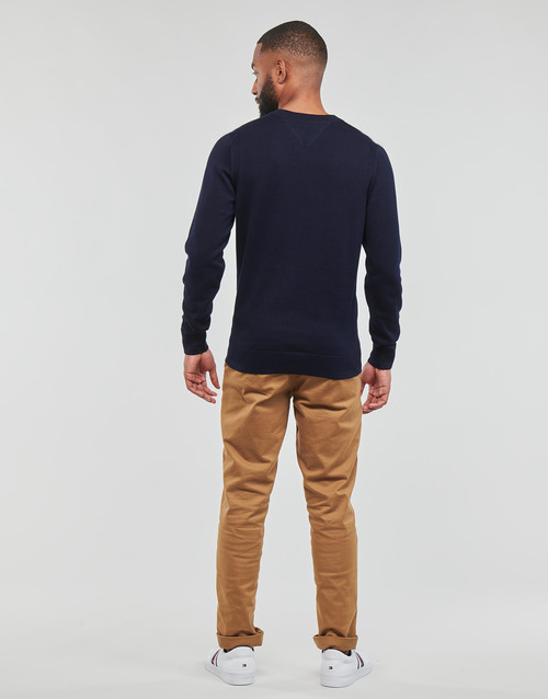 Tommy Hilfiger - GLOBAL STP PLACEMENT CREW NECK - Marine