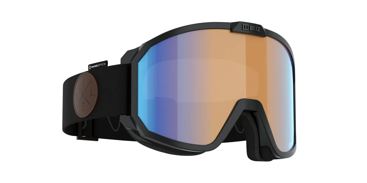 Bliz Rave MATT BLACK-WHITE LOGO/N_O_N_ORANGE&BLUE