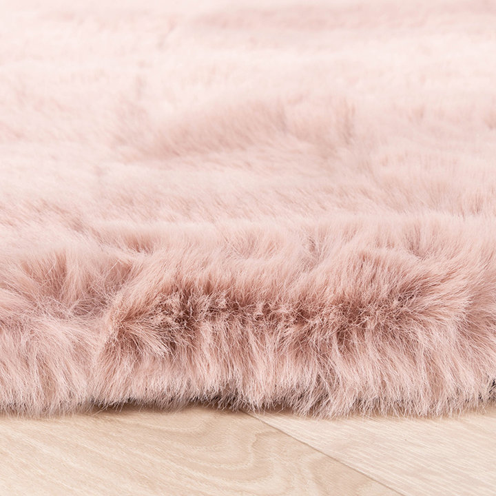 Zachte Hoogpolige loper - Comfy Supreme Roze