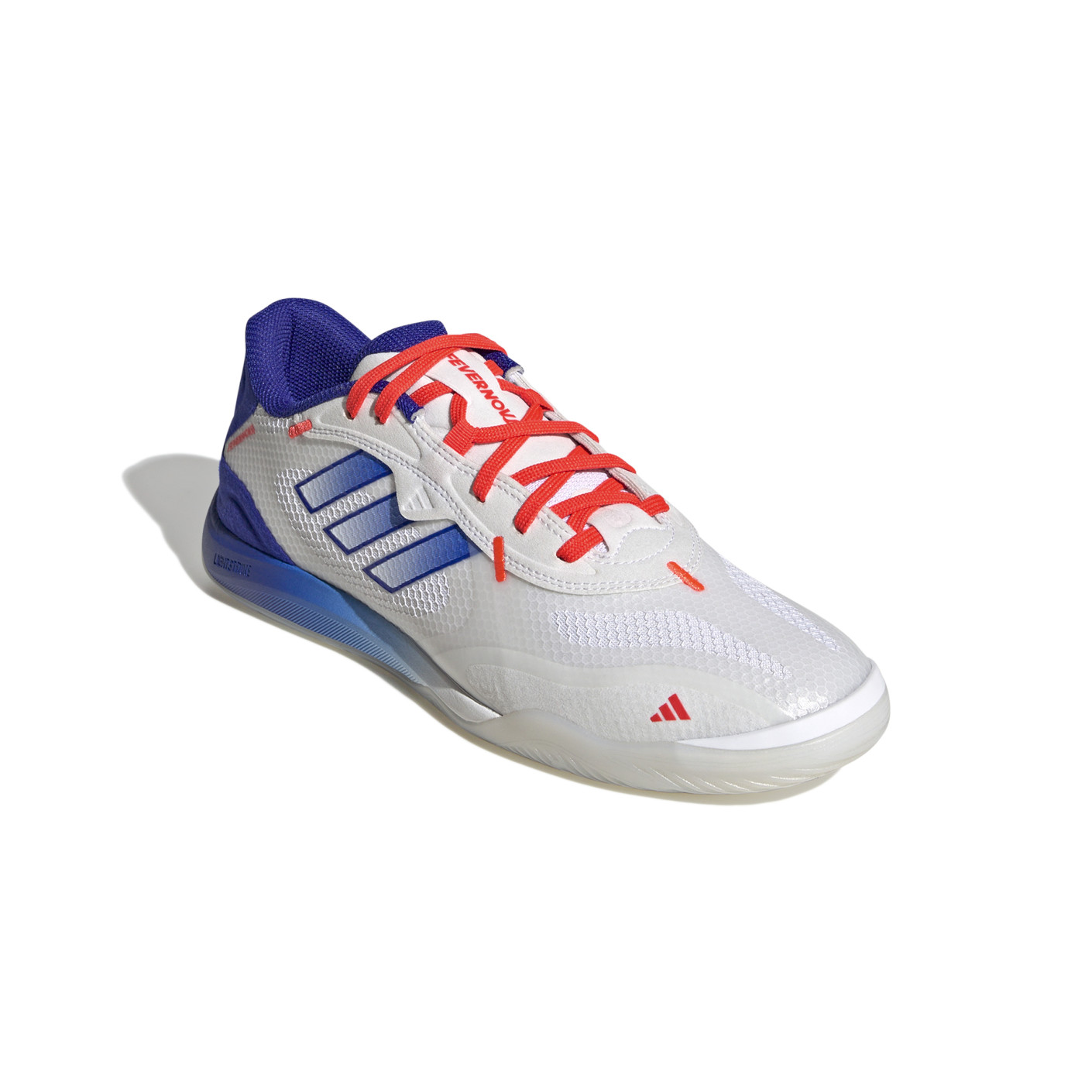 Adidas Fevernova Court Zaalvoetbalschoenen (IN) Wit Blauw Rood