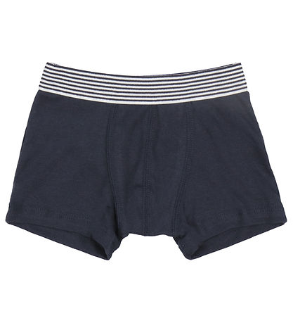 Petit Bateau Boxershorts - 3-pak - Sort/Hvid/Beige