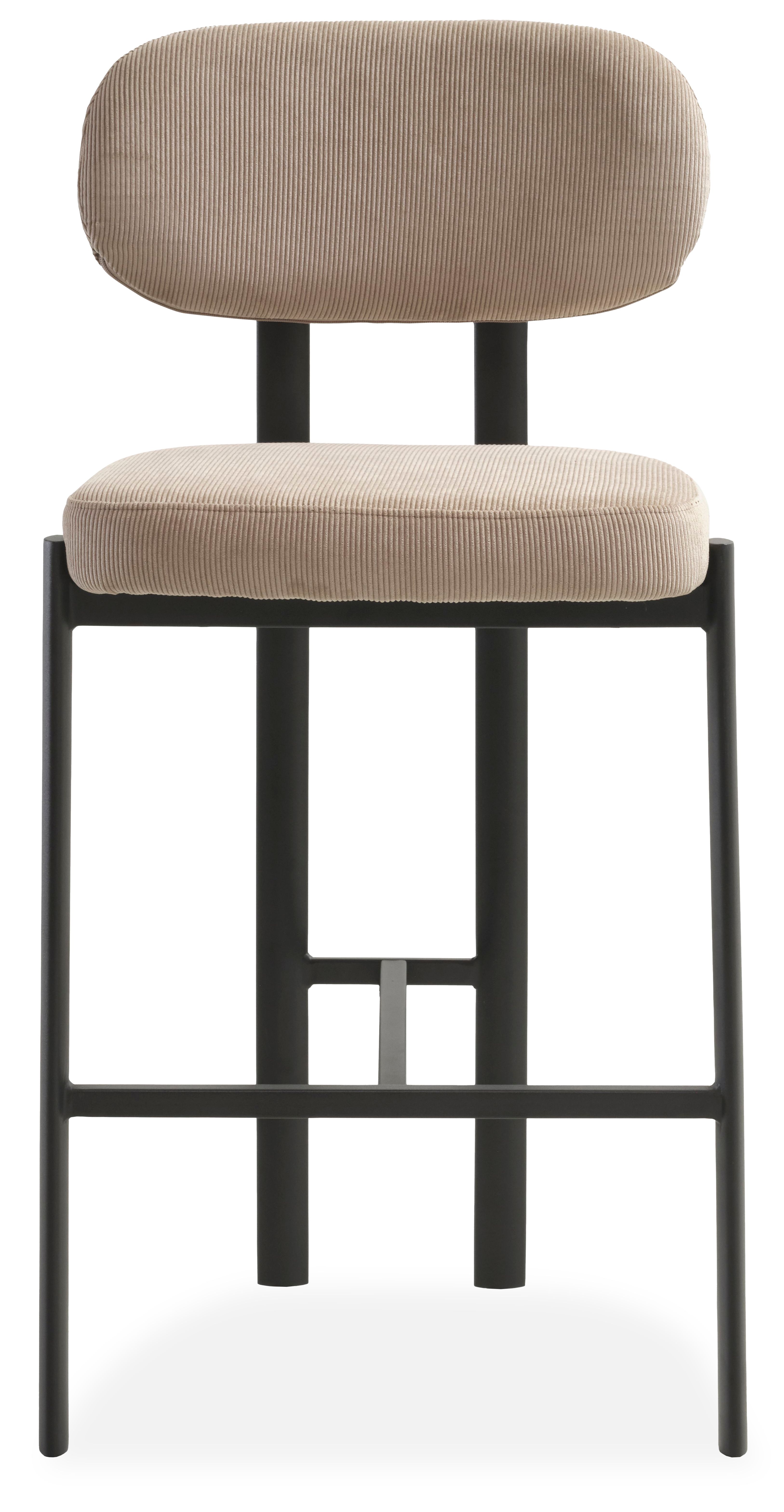 Barkruk Wave Beige - Black Rivano B46 x D55 x H97.5 cm