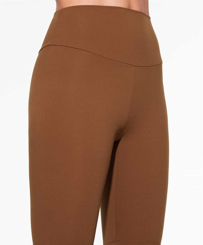 Calça legging de ciclismo Comfortlux de cintura alta, 25 cm
