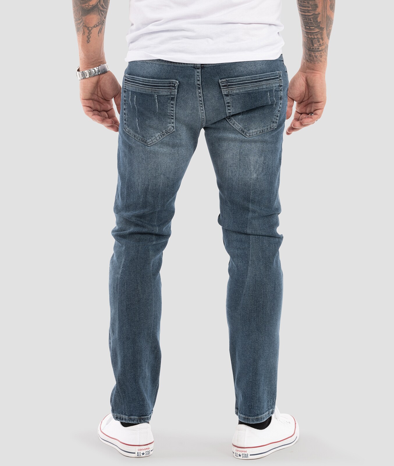 Indumentum Jeans Slim Fit Blau