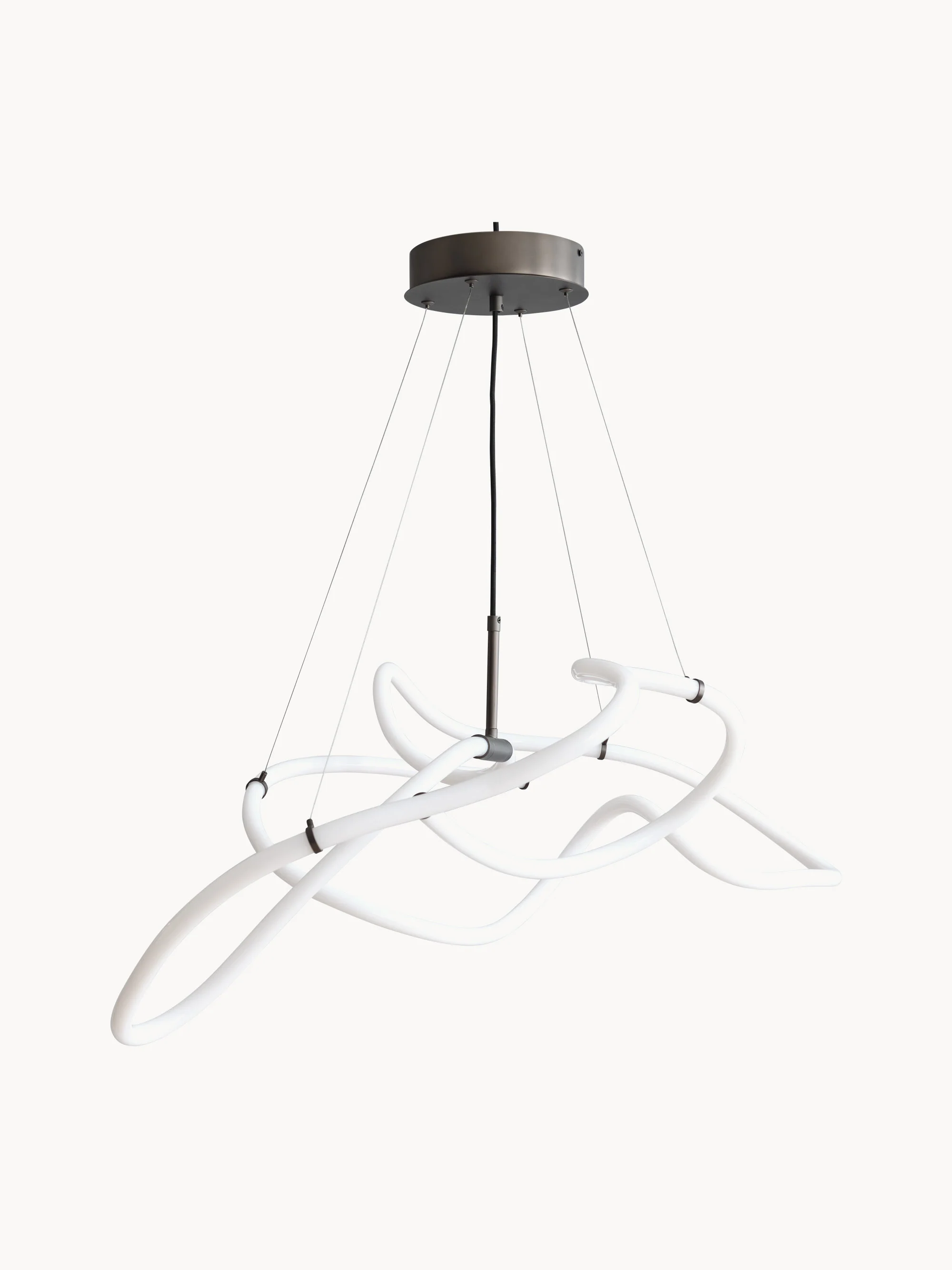 Grote LED-kroonluchter Ghost