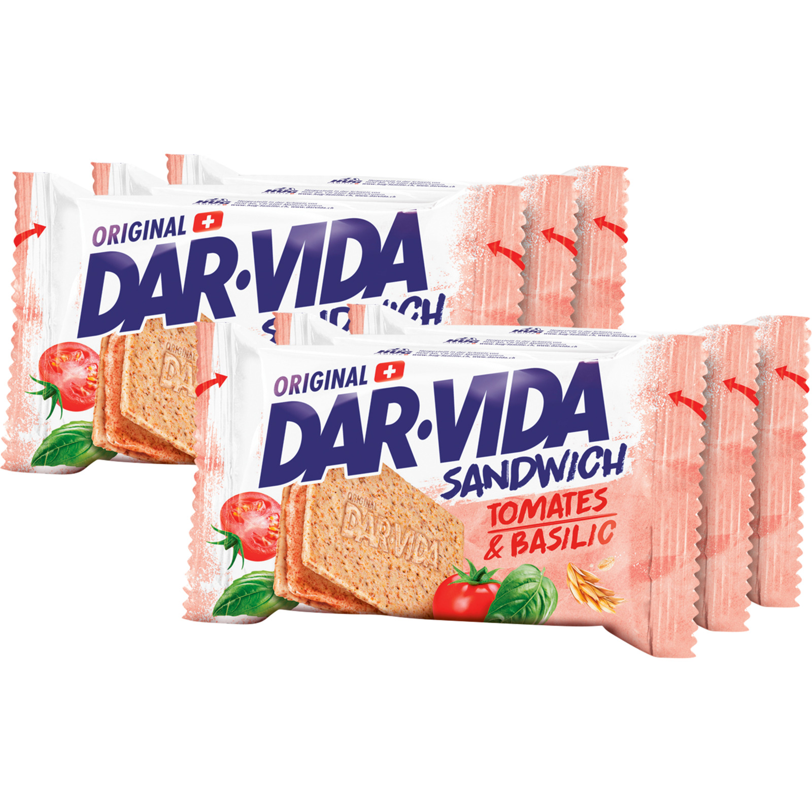 DAR-VIDA Sandwich Tomaten & Basilikum 2 x 195 g