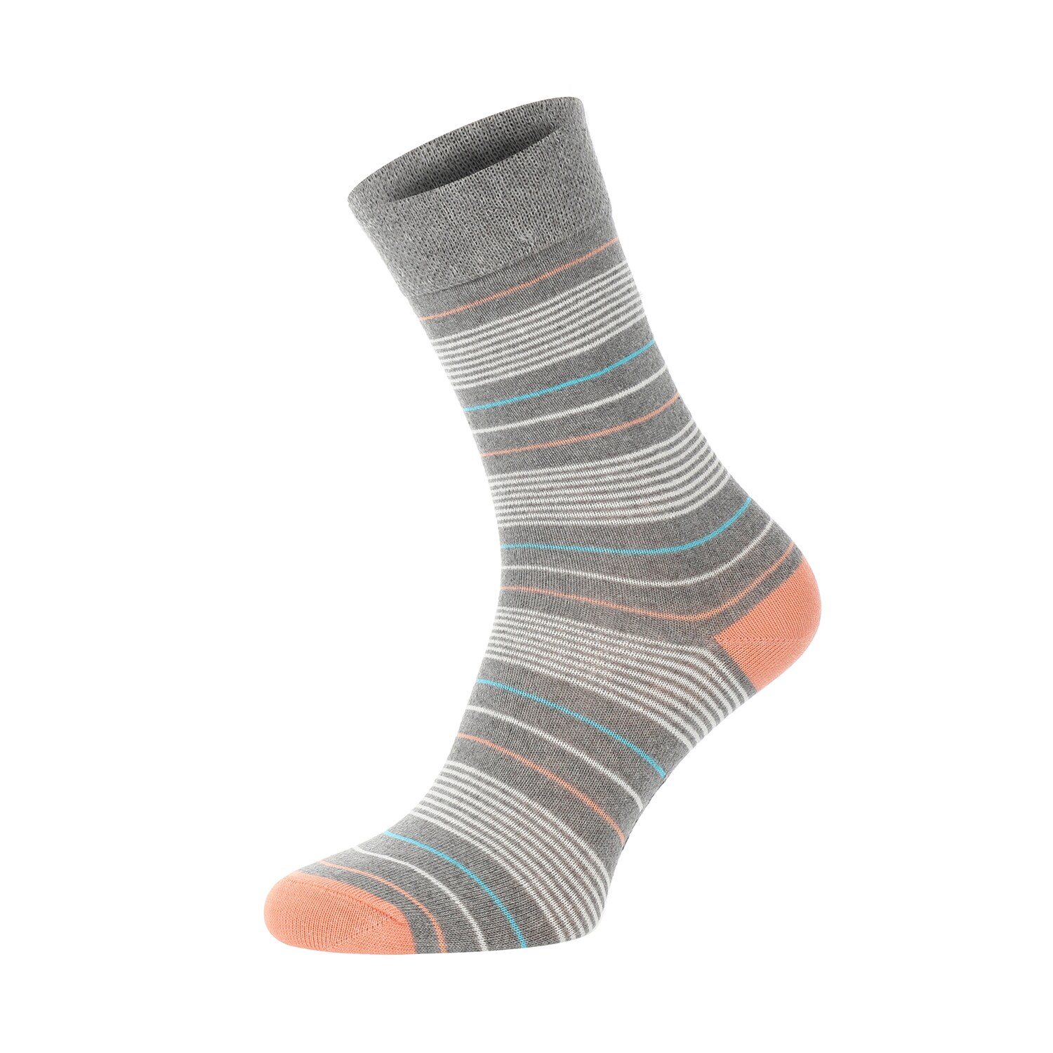 Chili Lifestyle Streifen Socken Damen 5 Paar Baumwolle Weichbund