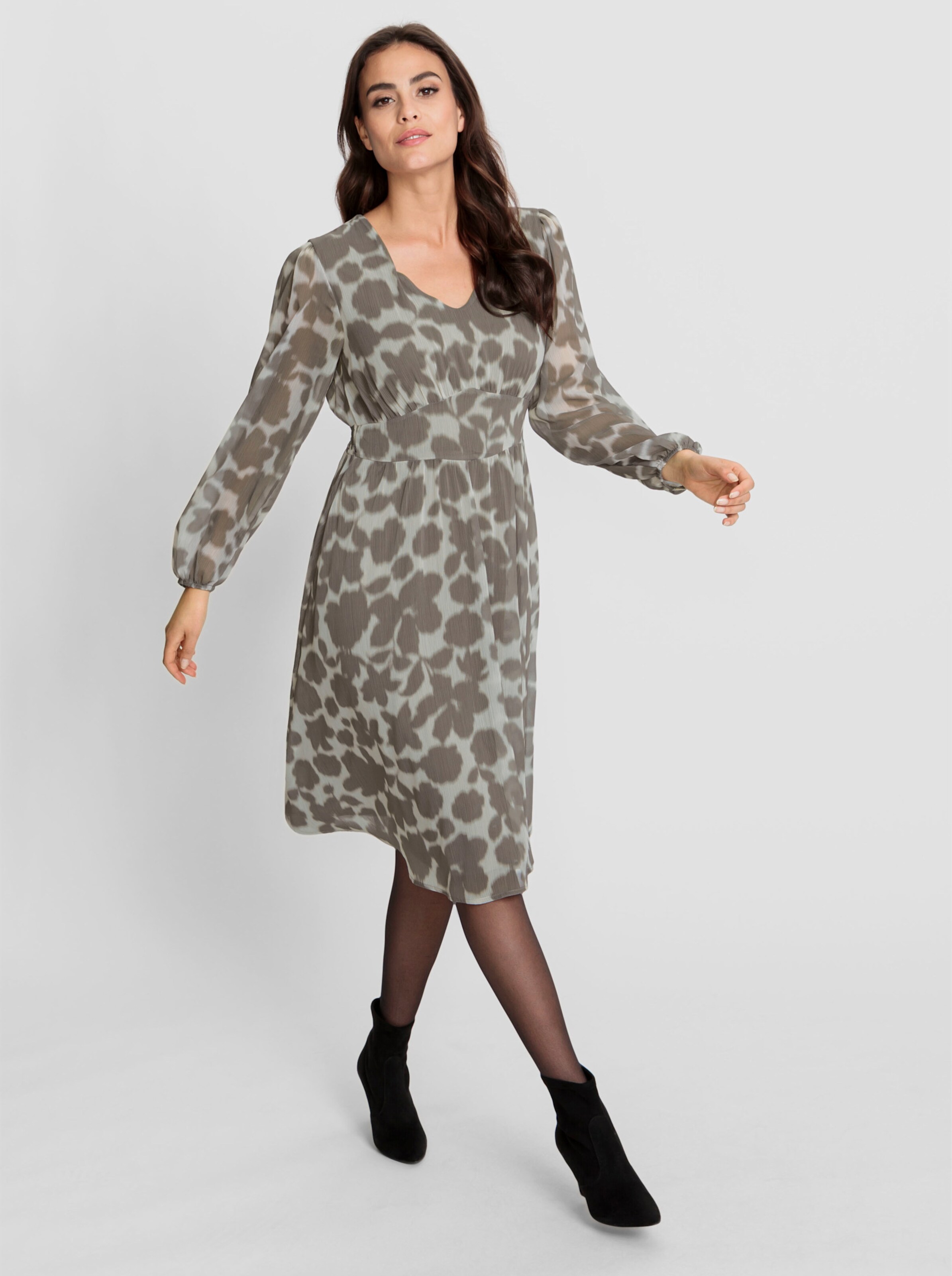 Druck-Kleid