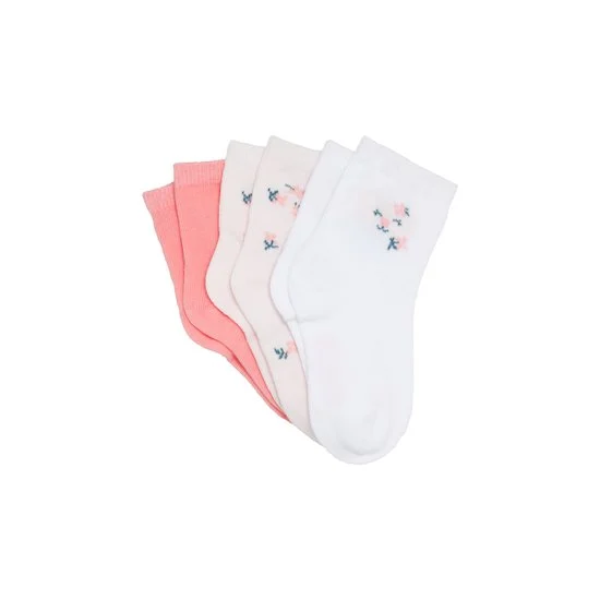 Mes Essentiels Lot 3 Paires de Chaussettes   Fleur        de               P'tit bisou