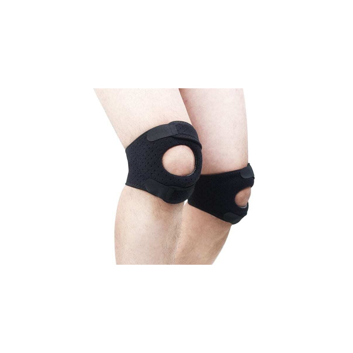 Knepute med silikonstøtte for stabilisering av kneskålen - størrelse Large
