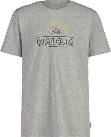 KAARLM Herren-Kurzarmshirt  grey melange  M