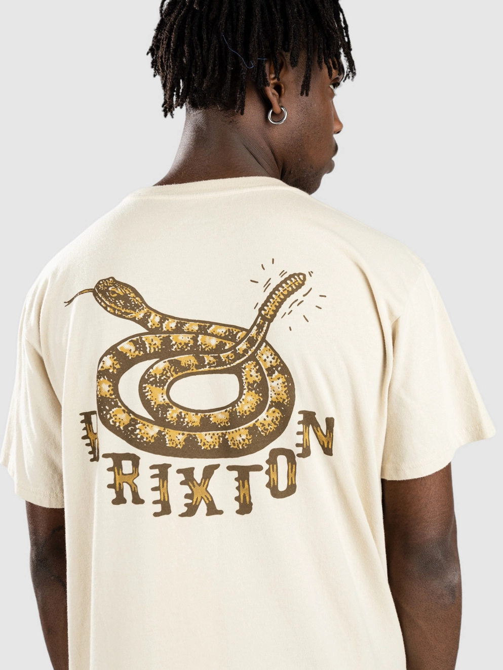 Brixton Homer Stt T-Shirt cream classic wash