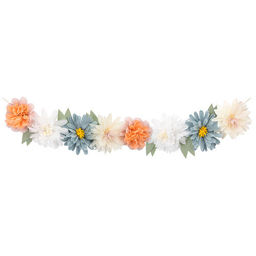 Meri meri slinger grote bloeiende bloemen