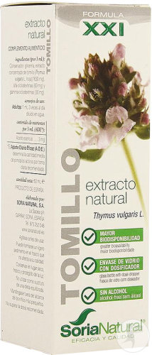 Soria Natural Thymus Vulgaris XXI Flacon 50ml