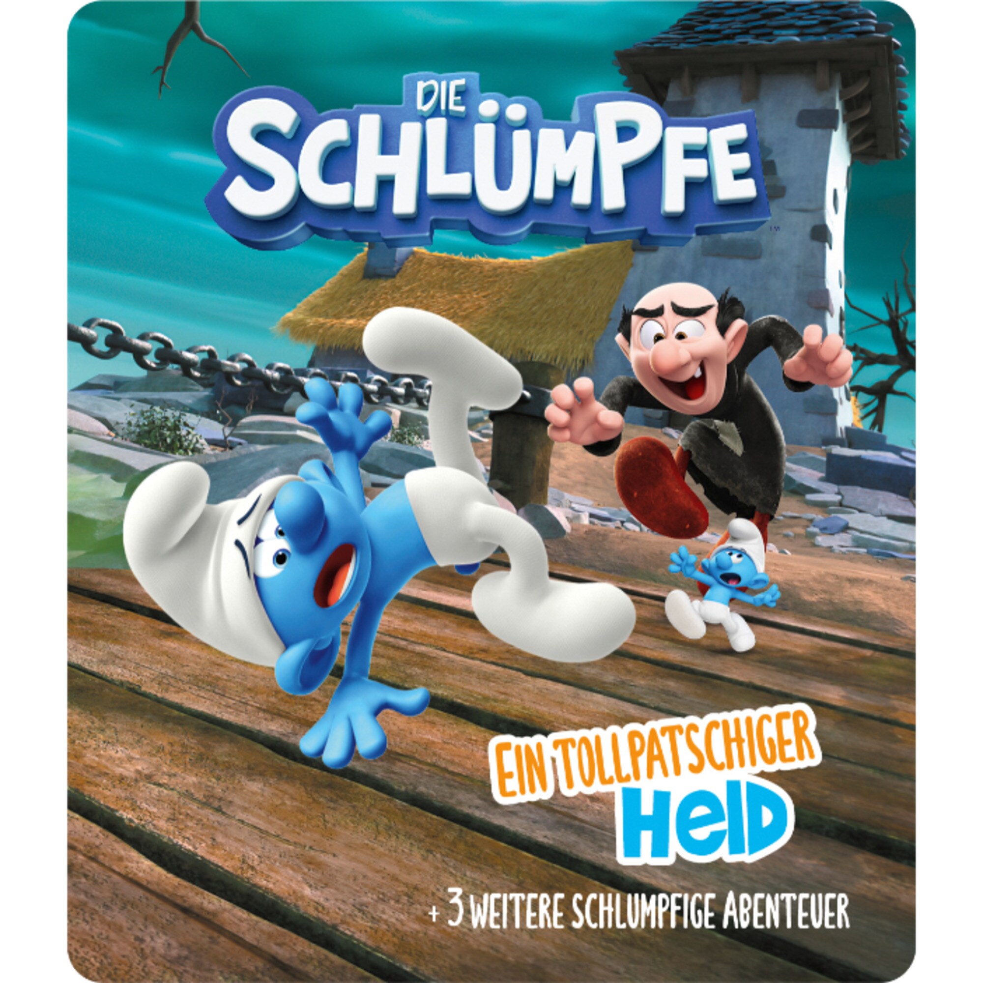 Tonies Spielfigur Die Schlümpfe - Ein tollpatschiger Held & 3 weitere schlumpfige Abenteuer