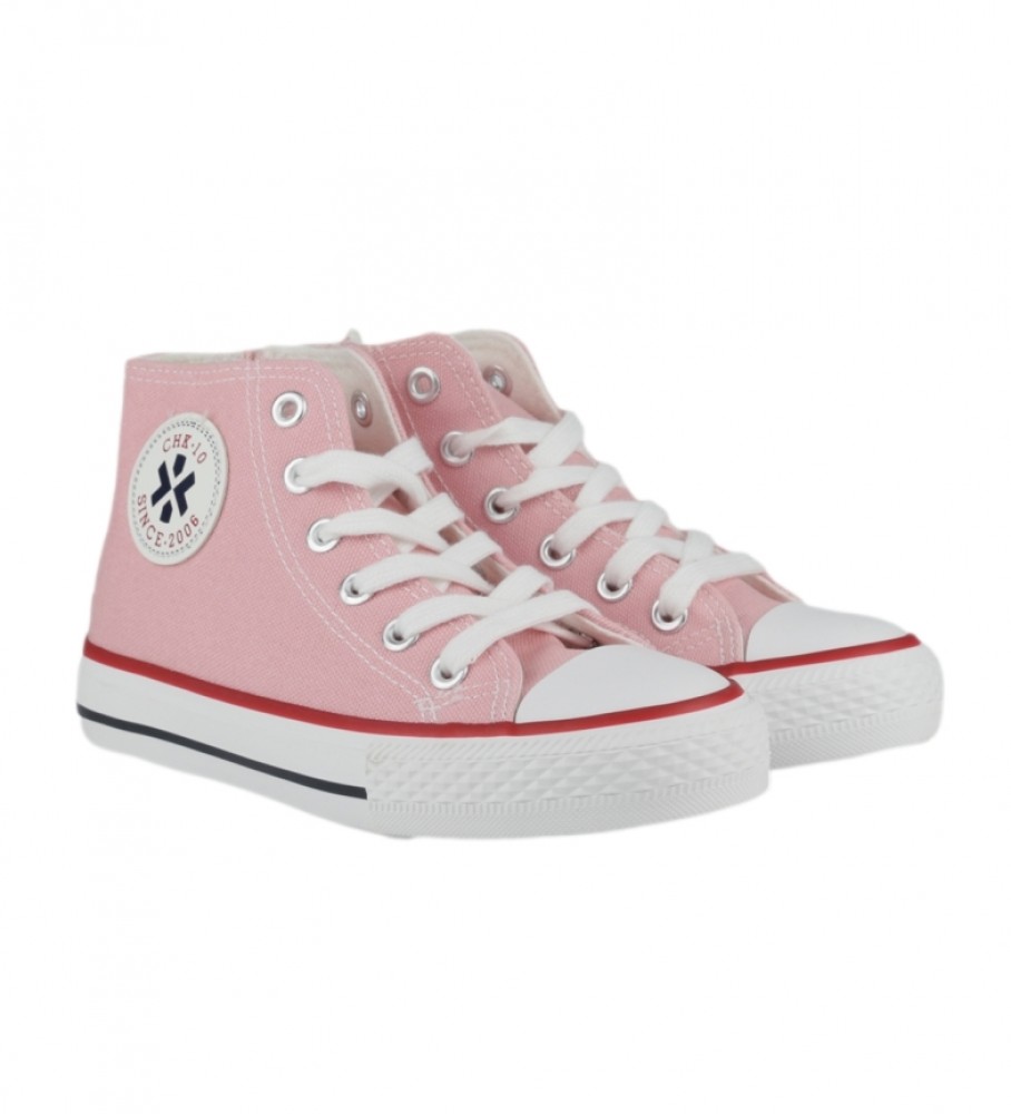 Botas de cano curto rosa Chika10 City Kids 02N