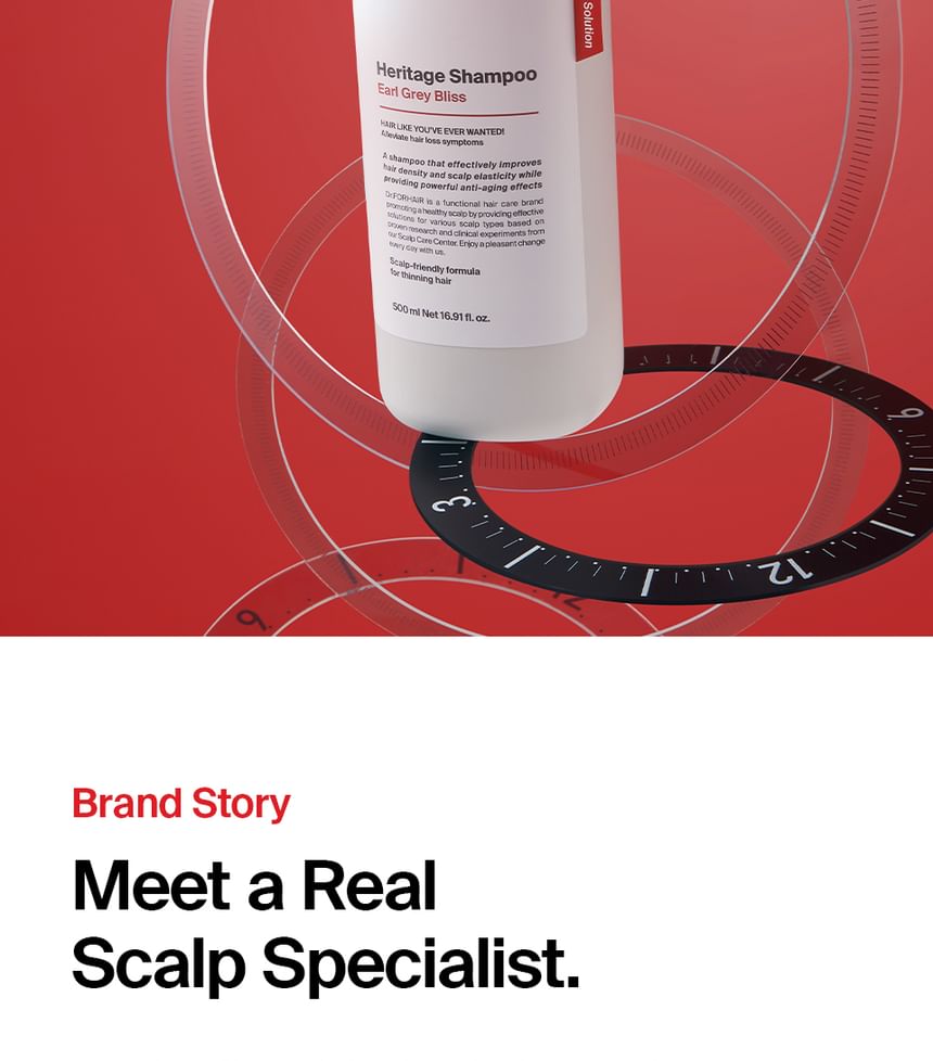 Dr.FORHAIR - Heritage Shampoo Jumbo - 3 soorten