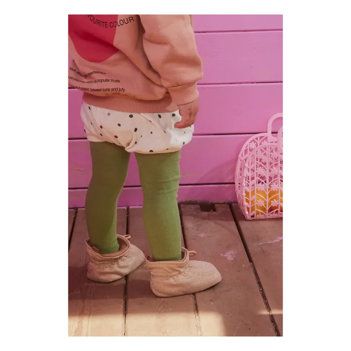 Melton Chaussons Paillettes | Rose