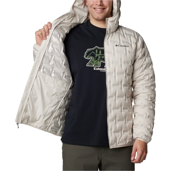 Doudoune randonnée COLUMBIA DELTA RIDGE II DOWN HOODED JACKET DARK STONE