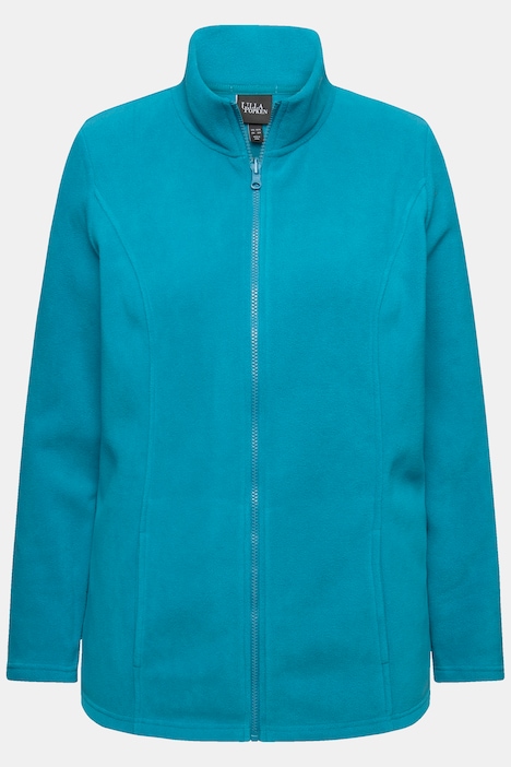 Fleecejacke, Baukastensystem, Innenjacke, Stehkragen
