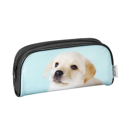 Trousse rectangulaire Zoo Face - 1 compartiment - 2 modèles disponibles - Viquel