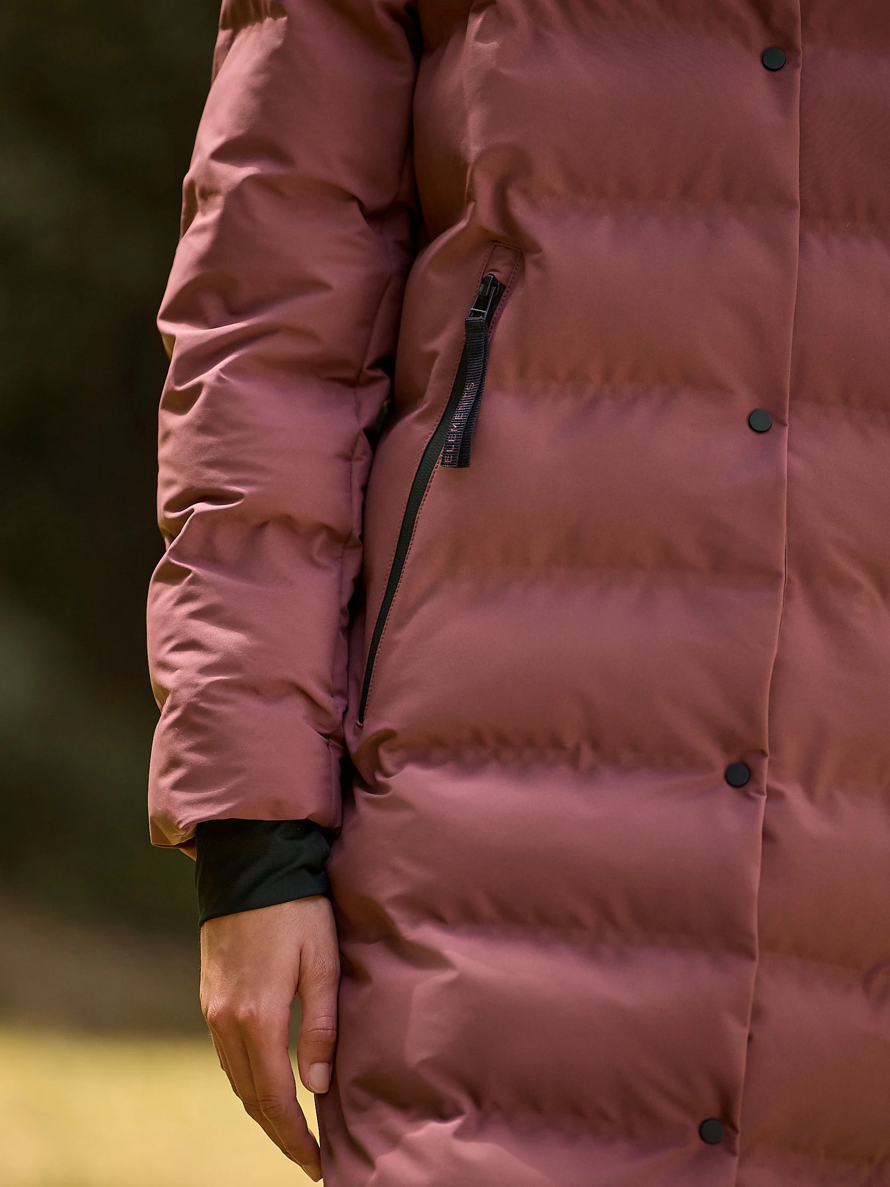 Roze - Element waterdichte gevoerde jas