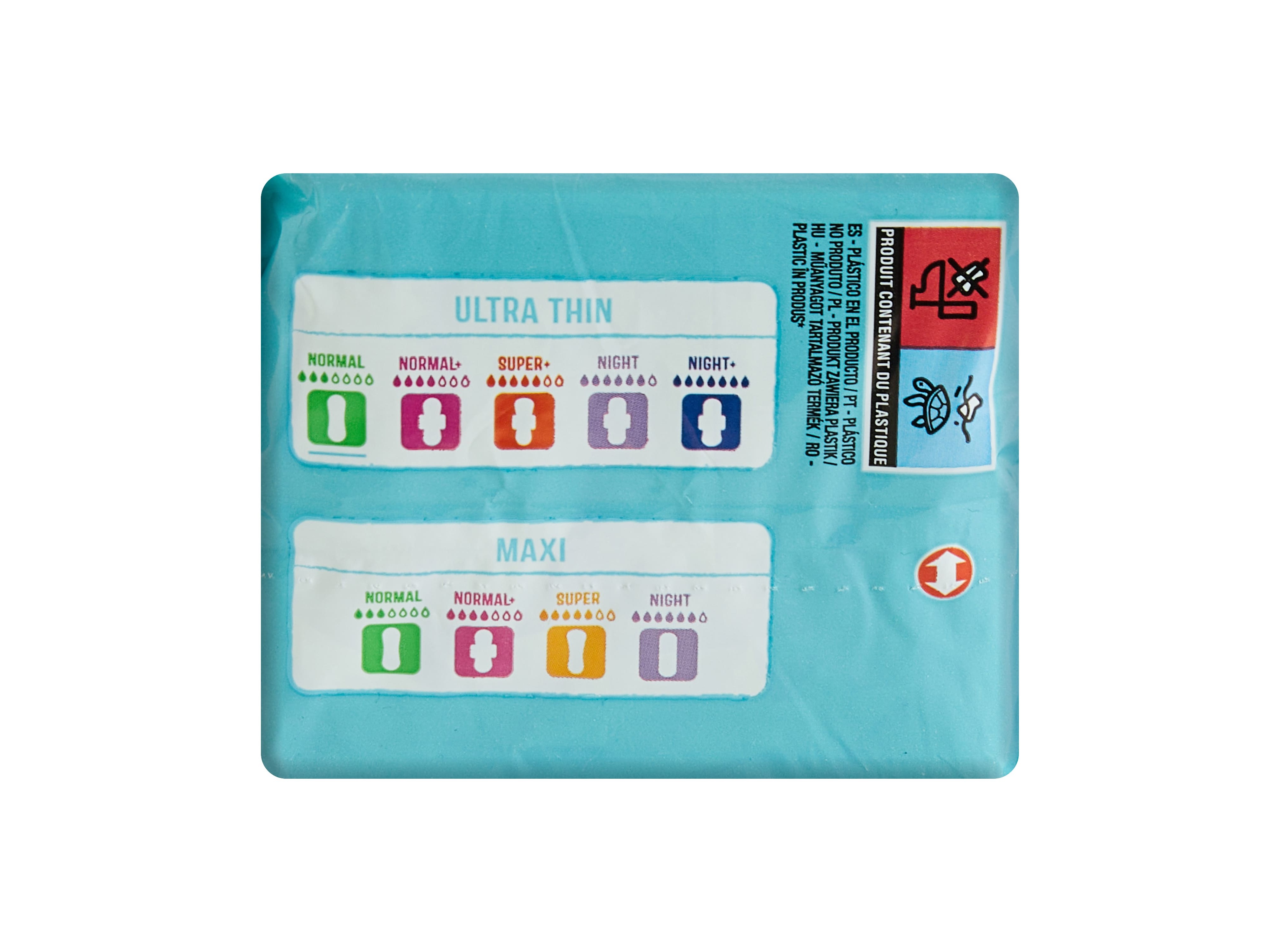PENSOS HIGIÉNICOS AUCHAN ULTRA FINOS NORMAL SEM ABAS C/BOLSA 16UN