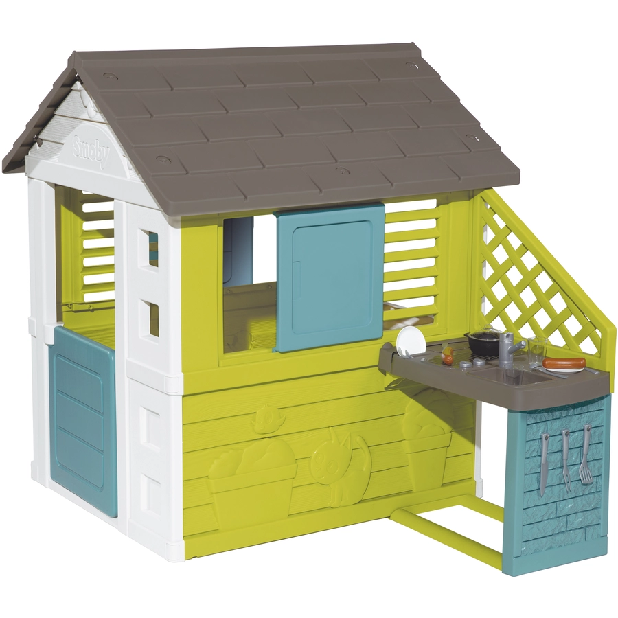 Smoby Spielhaus Pretty Haus mit Sommerküche