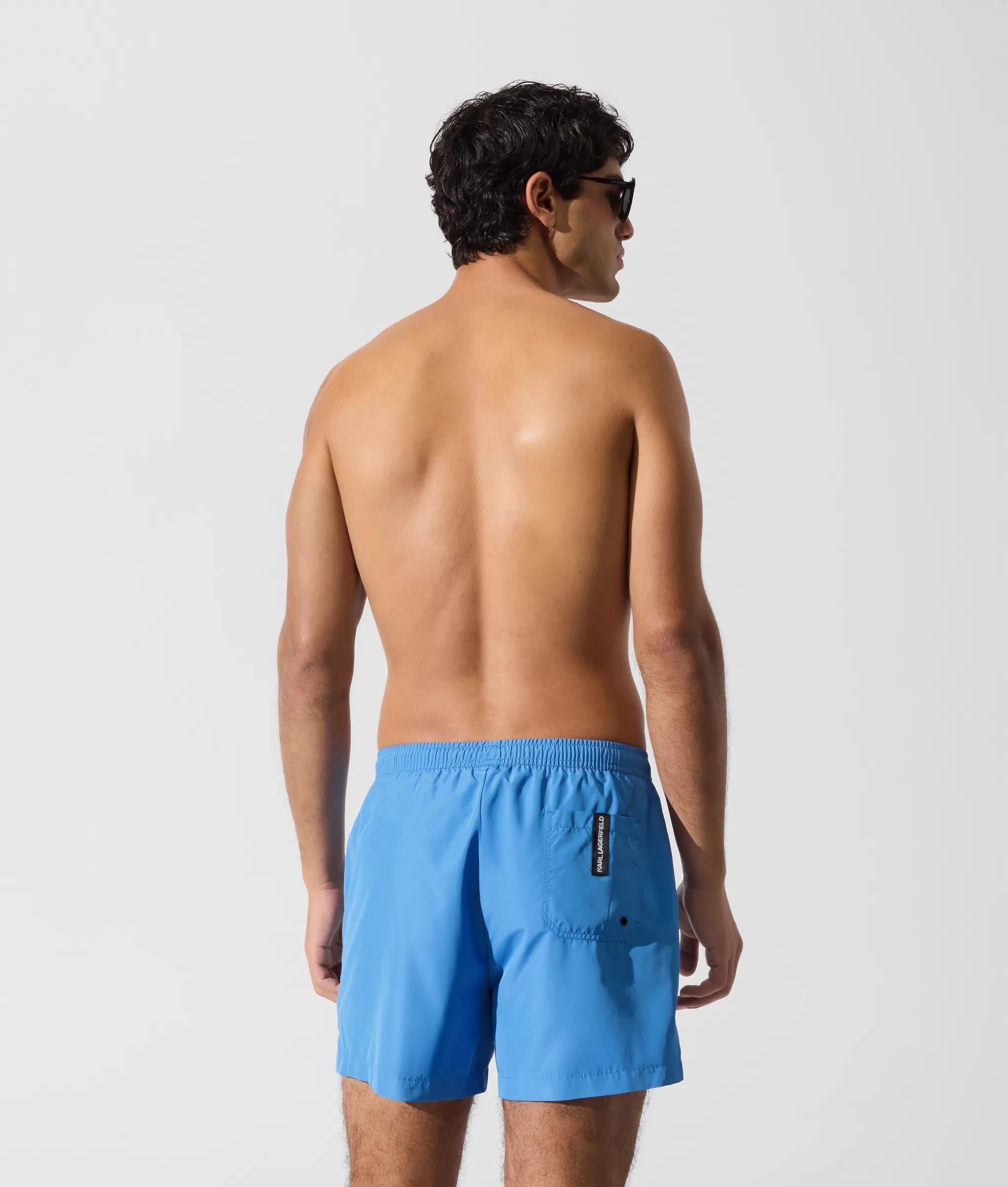 Korte boardshort met logo