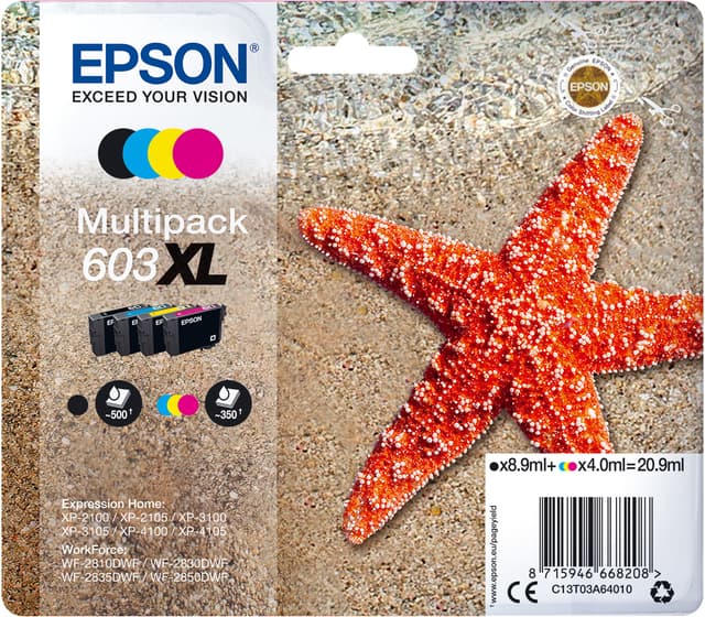 Epson 603 XL blækpatron-kombipakke