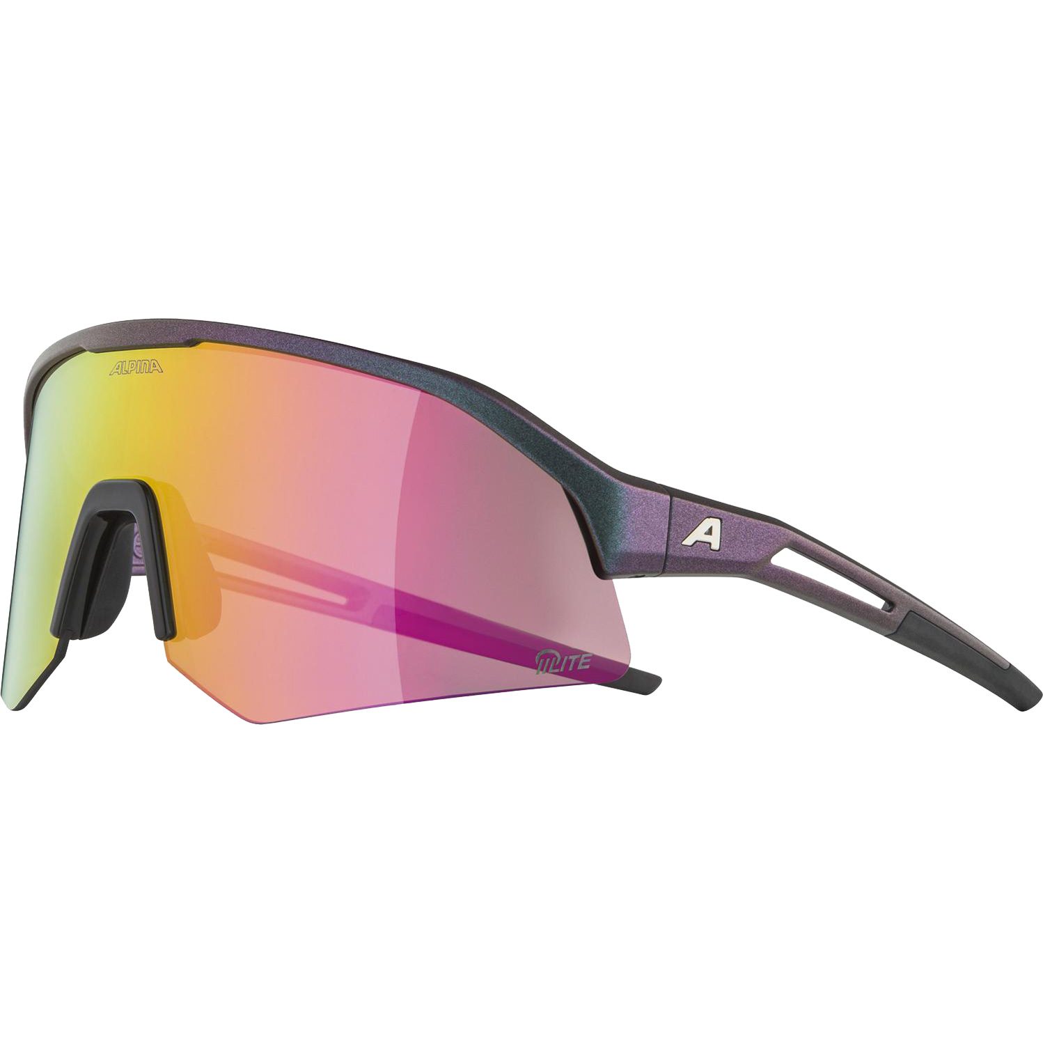 Alpina Sonic HR Q-Lite Sonnenbrille black matt purple