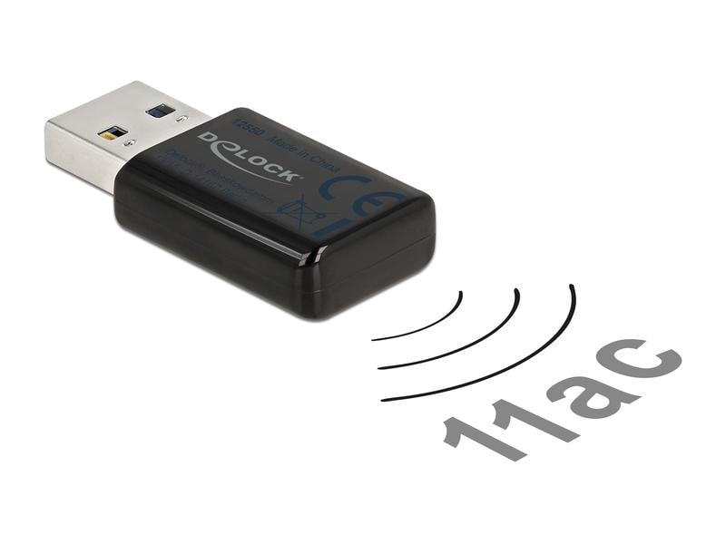 Delock WLAN-AC USB-Stick Delock USB 3.0 Dualband WLAN ac/a/b/g/n Micro Stick 867   300 Mbps