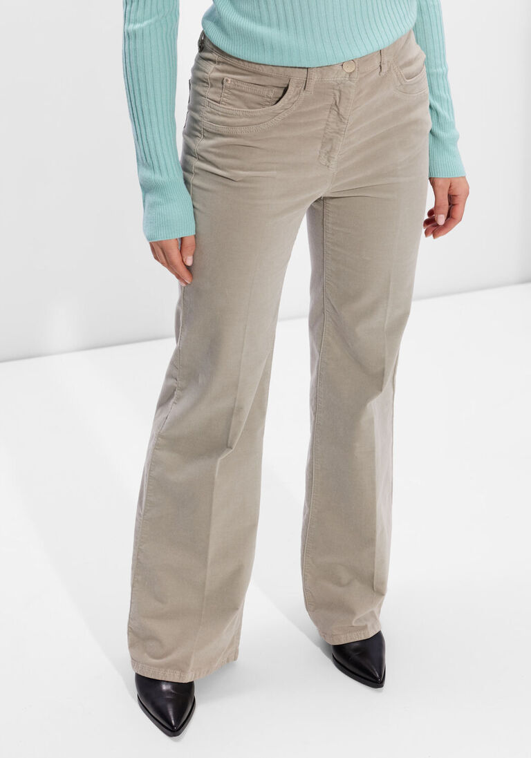 zand luisa cerano flared broek 628830/3577