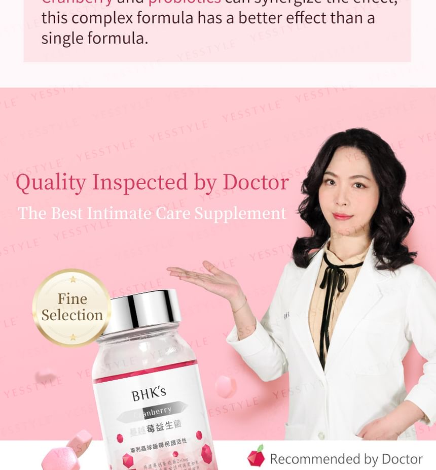 BHK's - Crimson Cranberry Plus Probiotica Tabletten