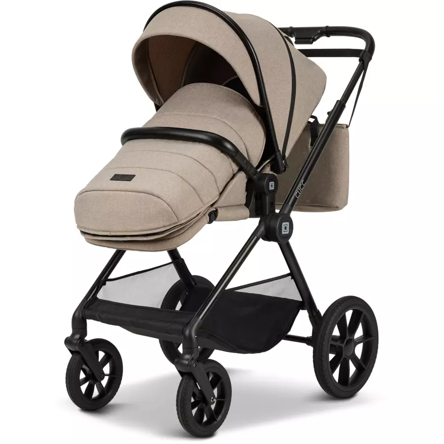 MOON Kombikinderwagen Clicc mud melange
