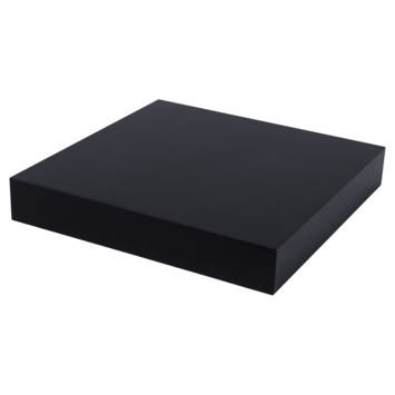 Duraline wandplank XL4 zwart 23,5x23,5 cm 38mm