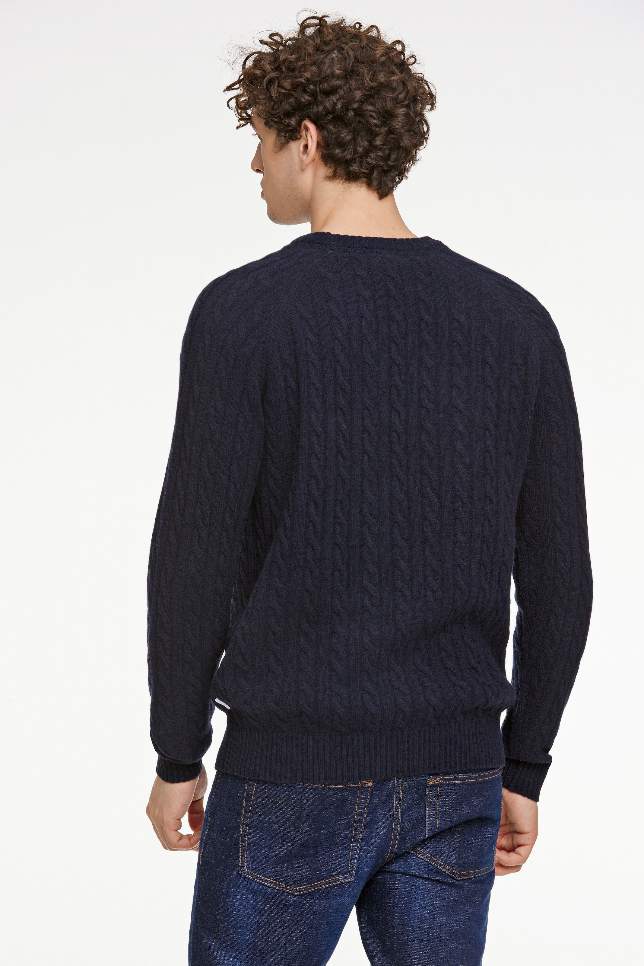 LINDBERGH Strickpullover , mit Zopfmuster, hoher Wollanteil
